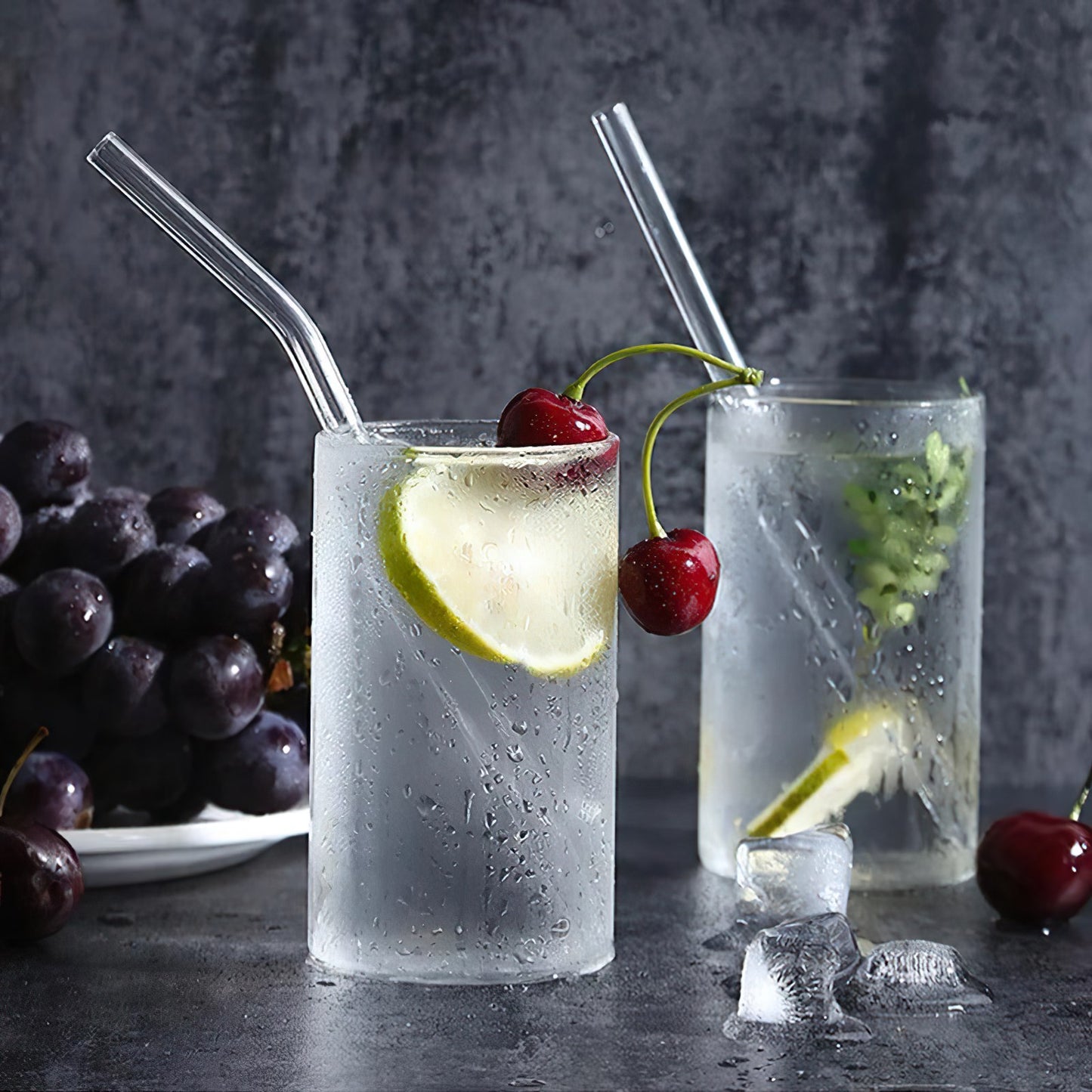 GLASS STRAWS