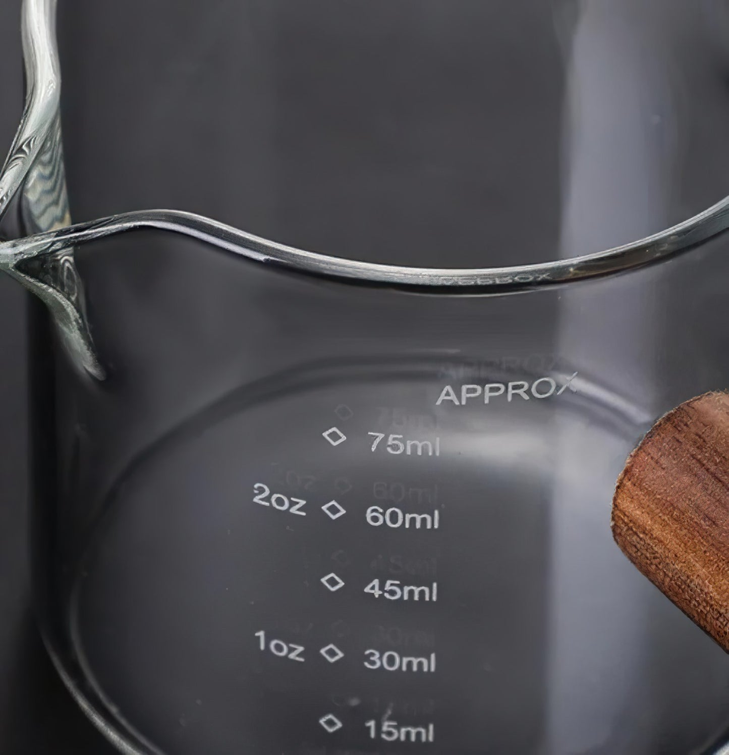Wooden Espresso Measuring Cup