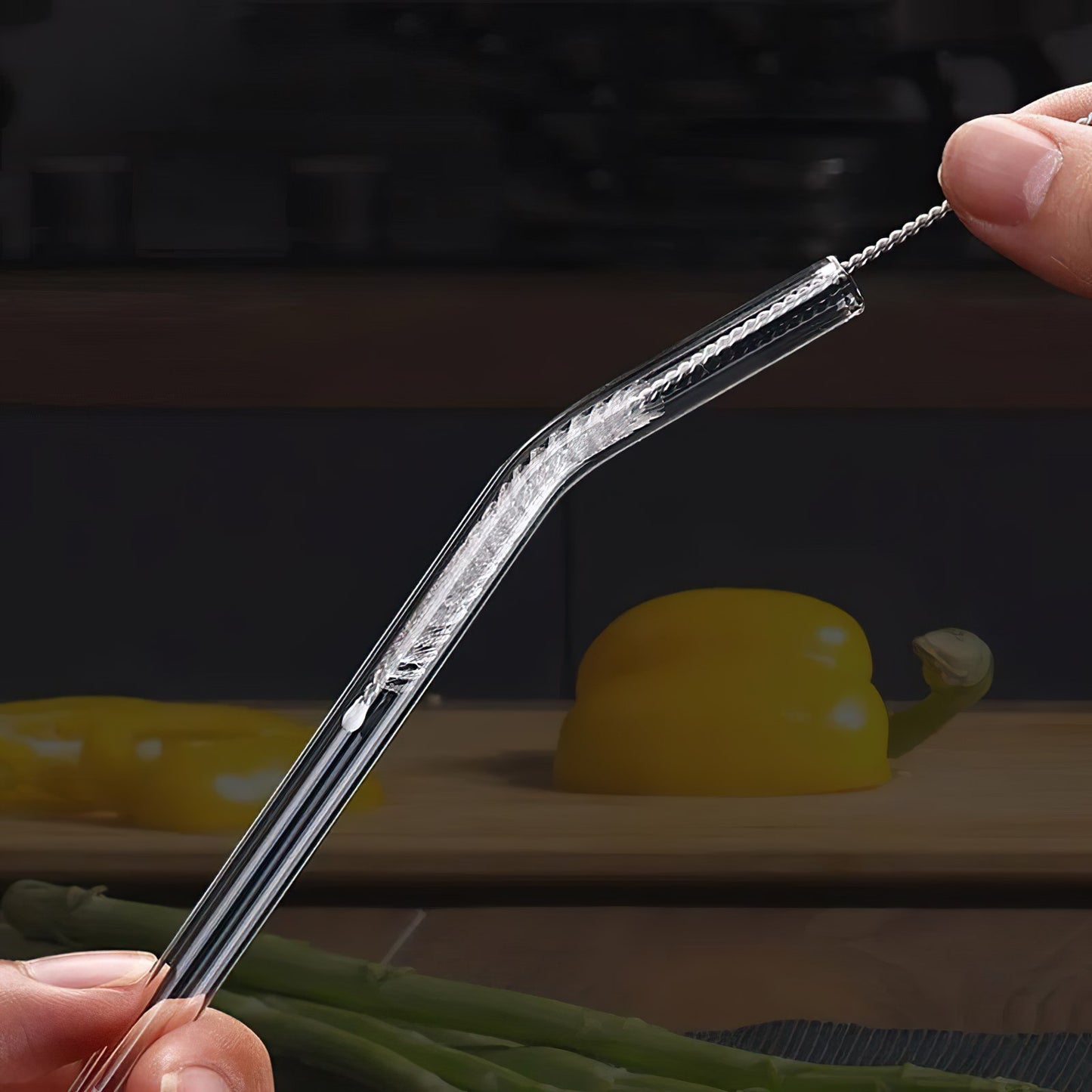 GLASS STRAWS