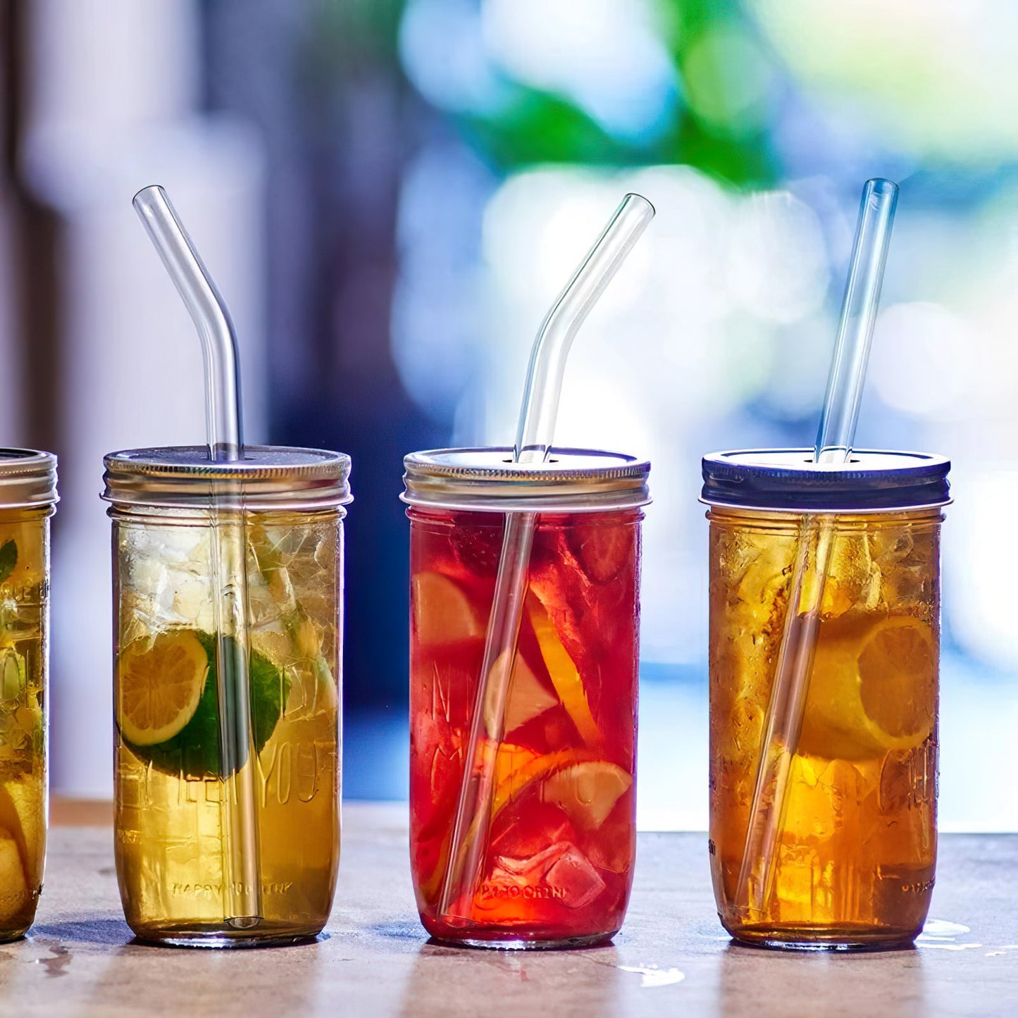 GLASS STRAWS
