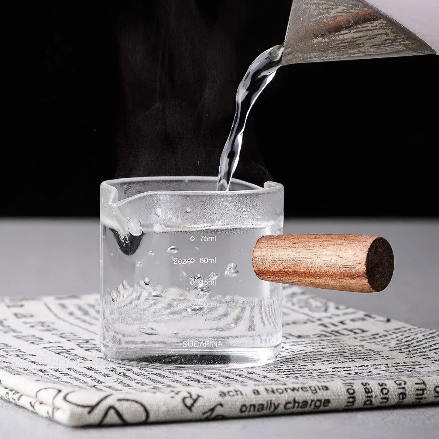 Wooden Espresso Measuring Cup
