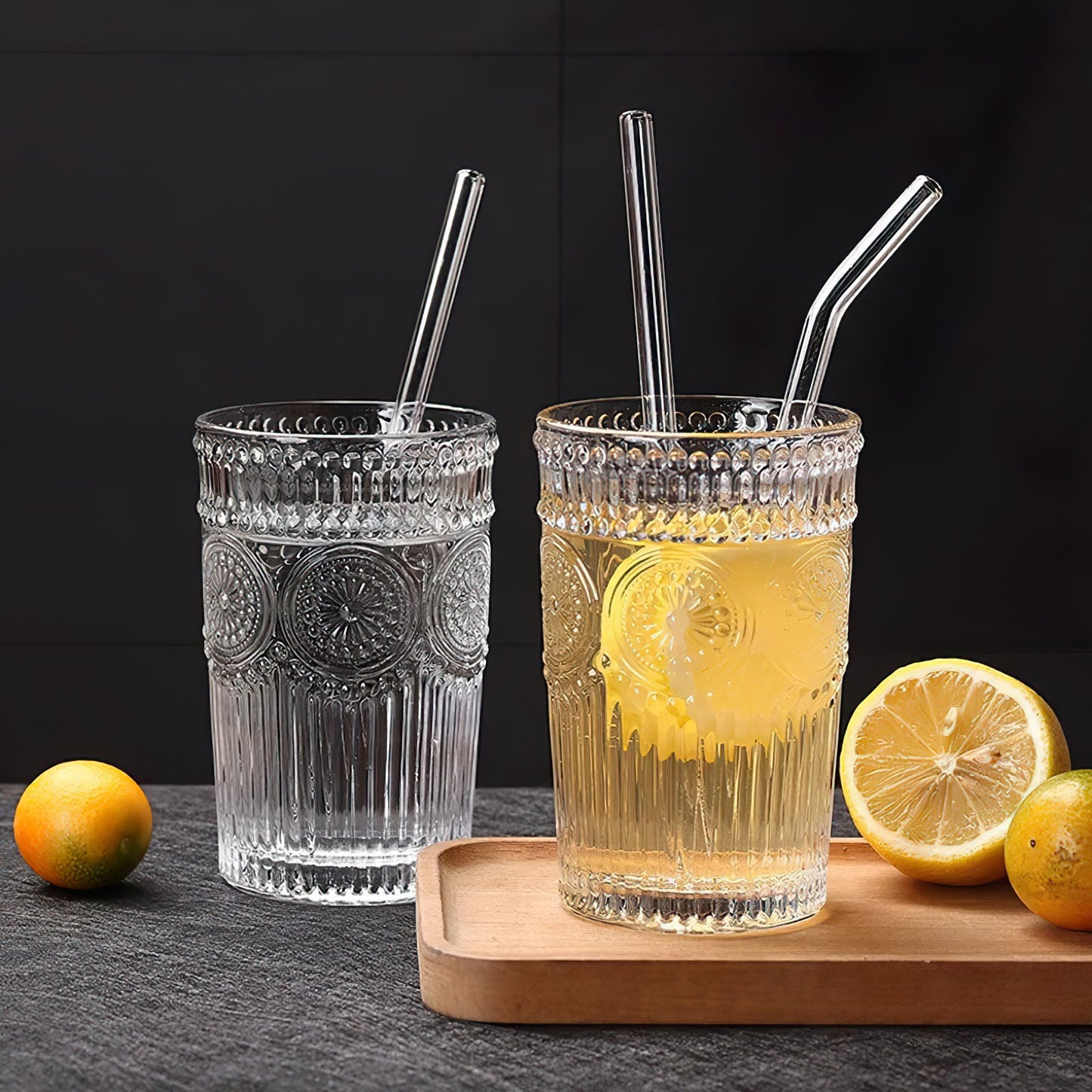GLASS STRAWS