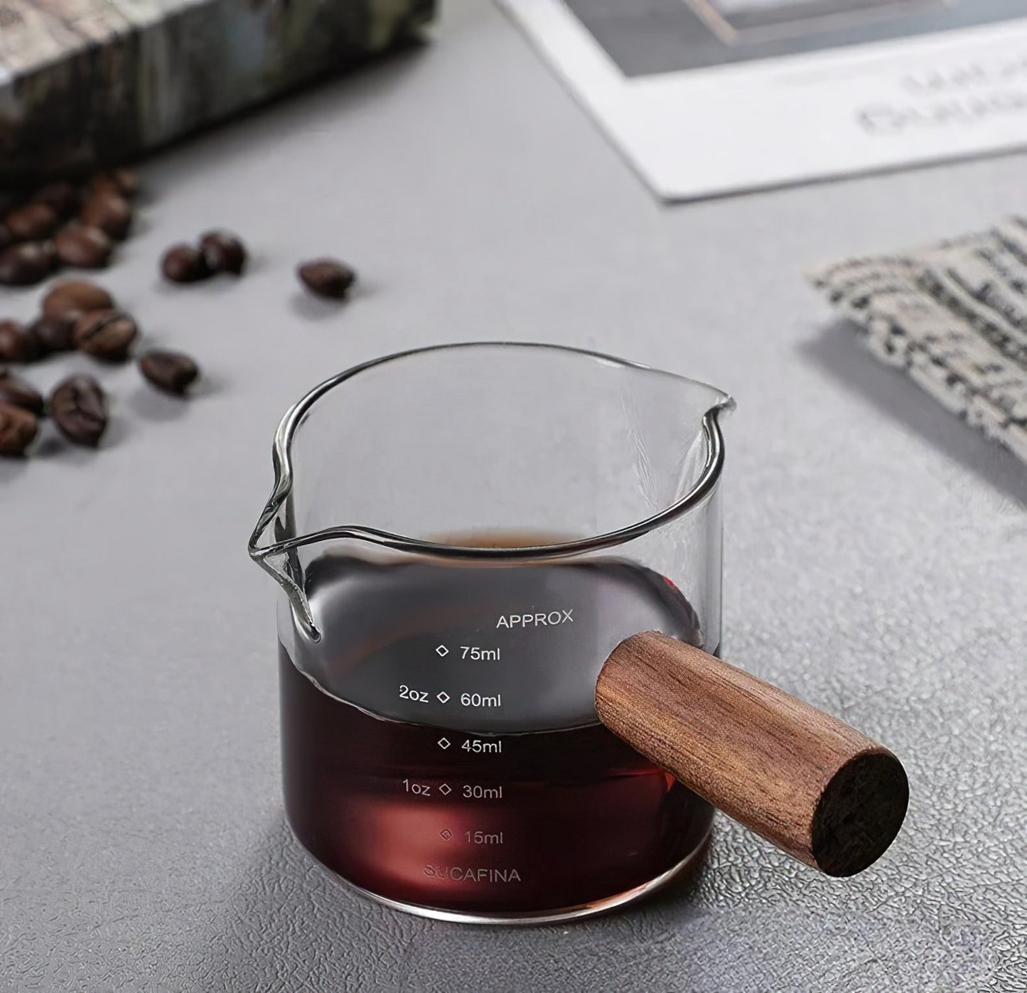 Wooden Espresso Measuring Cup