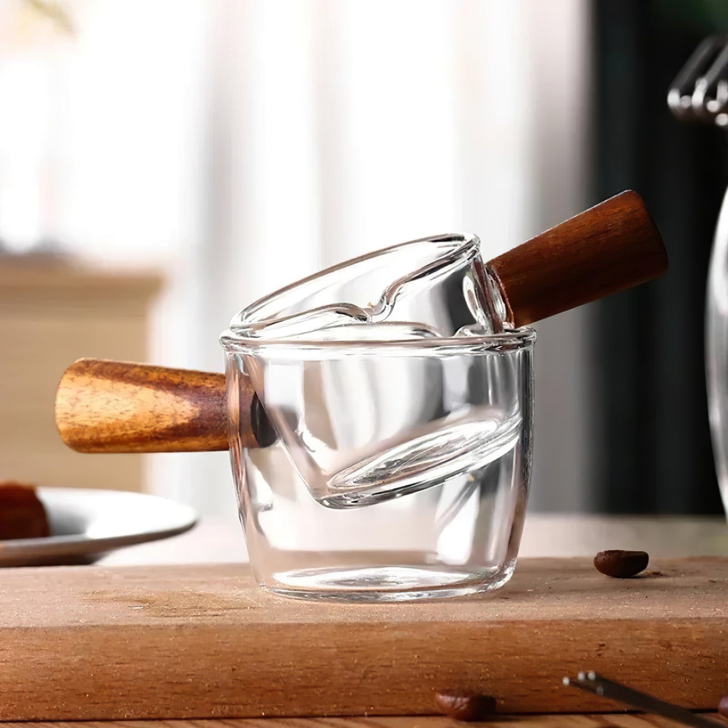 Wooden Espresso Measuring Cup