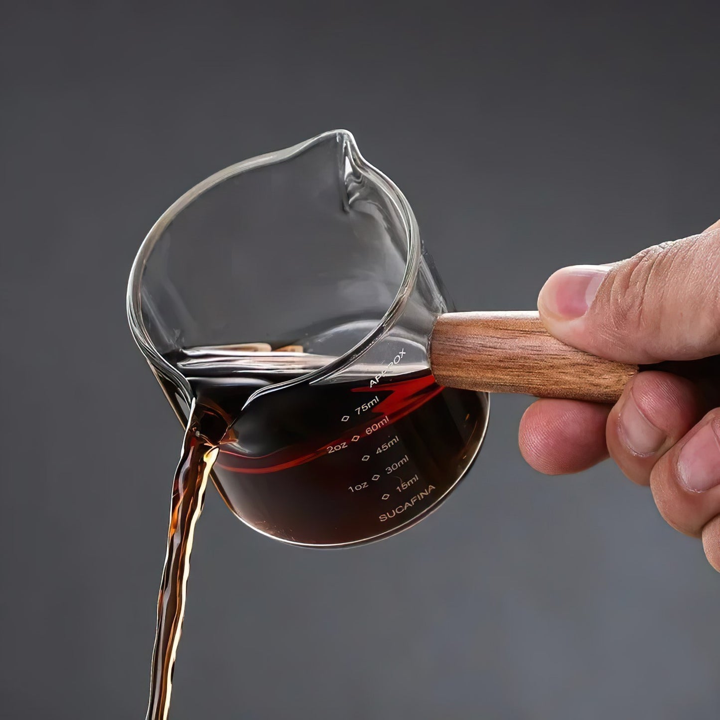 Wooden Espresso Measuring Cup