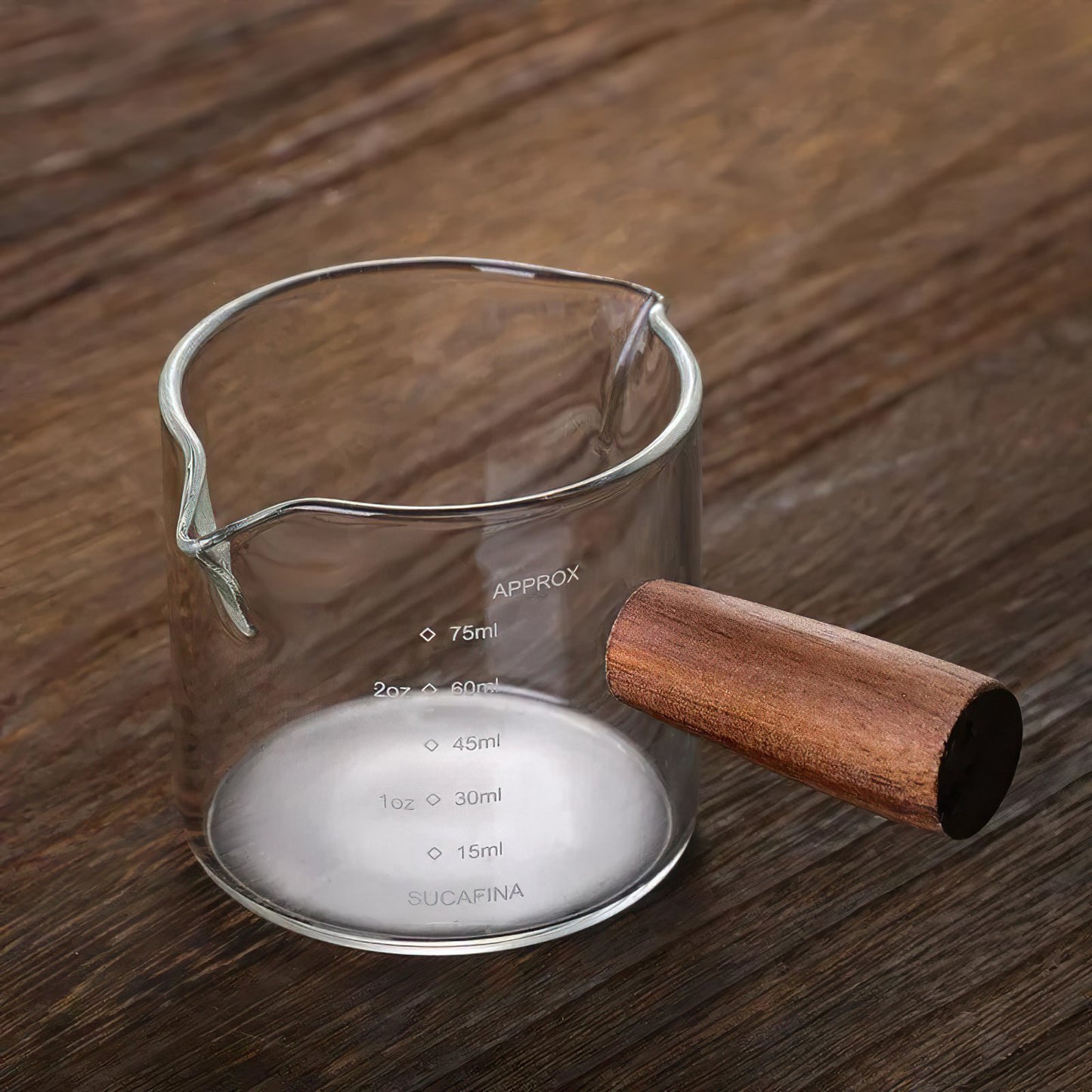 Wooden Espresso Measuring Cup